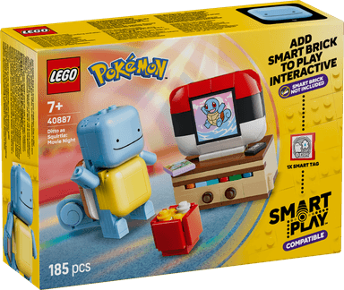 LEGO Pokemon Ditto as Squirtle: Movie Night (40887) - free with qualifying orders over £115 - Lego