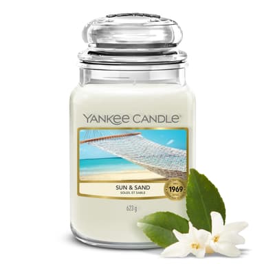 Yankee Candle Sun & Sand Large Jar 628g (Discount applied at checkout) - w/Max S&S £10.49 for 1, 4 candles for £35.97 - Amazon