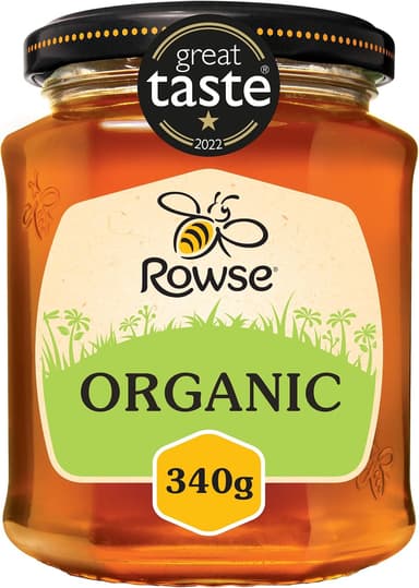 Rowse Organic Honey Jar, Runny, 100% Pure & Natural 340g - Amazon