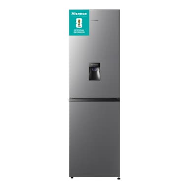 Hisense RB327N4WCE 55cm Freestanding 50/50 Fridge Freezer - 256 litre capacity - Total No Frost - 2 Year Warranty - Silver/Black(White £309) - Amazon
