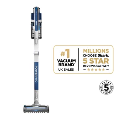 Shark PowerPro Cordless Stick Vacuum Cleaner, Navy Metallic, IZ380UK - Amazon