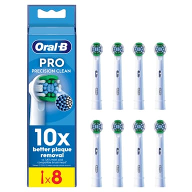 8 x Oral-B Pro Precision Clean Electric Toothbrush Head, X-Shape and Angled Bristles. Sold by Add to basket. FBA - Amazon