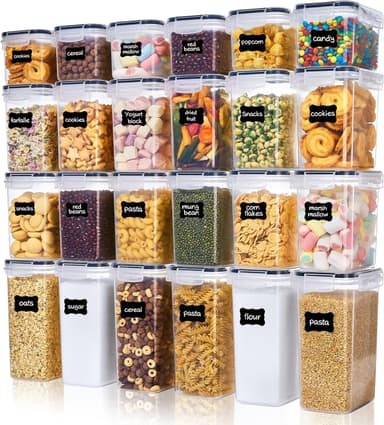 Vtopmart Set of 24 Airtight Food Storage Containers & Kitchen Storage Containers - Sold by YiHong Vision / FBA - Amazon