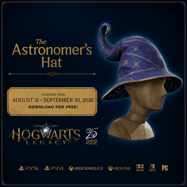 Hogwarts Legacy - Claim the Astronomer’s Hat - Xbox One, Series X/S, PS4, PS5, Nintendo Switch 1 / 2 & PC