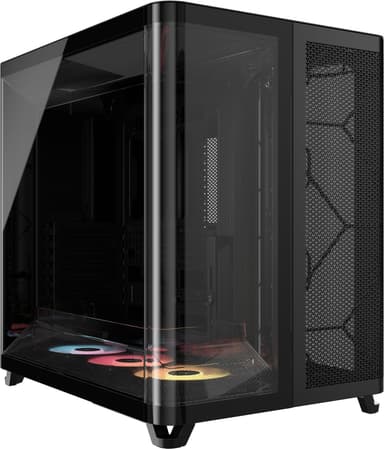 CORSAIR AIR 5400 RS-R ARGB Triple-Chamber Mid-Tower Panoramic PC Case – 3x Pre-Installed Reverse-Rotor RS120-R ARGB Fans - Amazon