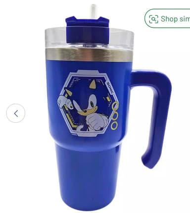 Hox Sonic Blue or Squishmallow Travel Coffee Cup - 600ml - Free C&C - Argos