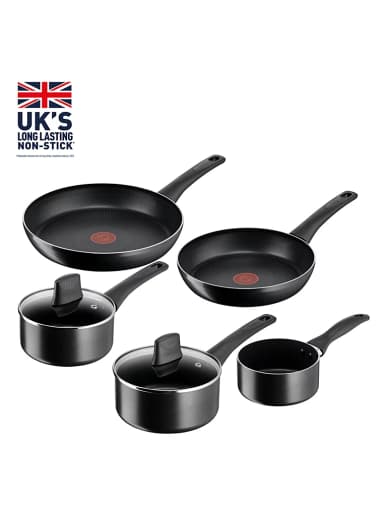Tefal Titanium Force 5 Piece Non Stick Set. Free C&C - George At ASDA