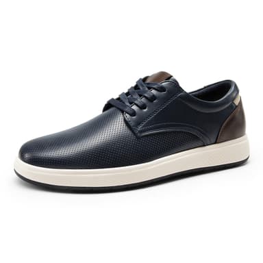 Bruno Marc Men's Casual Dress Fashion Sneaker Dark blue / Black / Off white at dreampairsEU - Amazon