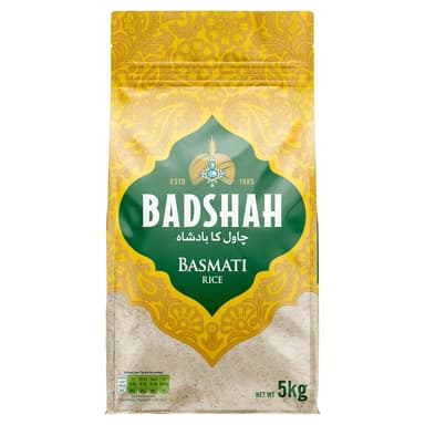 Badshah Superior Aged Basmati Rice 5Kg - Clubcard Price - Tesco