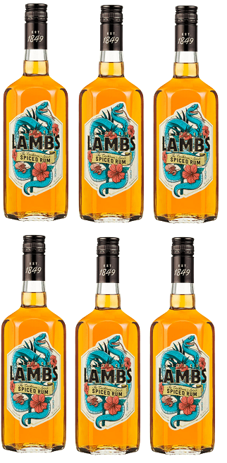 6x Lambs Spiced Rum, 30% - 70cl (6 For 4 - £10.33 Each) - Joybuy