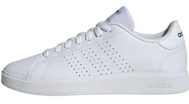 adidas Advantage Base 2.0 Shoes, Cloud White Collegiate Green - Various Sizes UK - Amazon