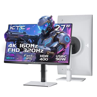 KTC 4K Gaming Monitor 27 Inch | Dual Mode 4K@160Hz/FHD@320Hz| IPS |1ms|HDR400. Sold by Ktcmonitor-Official /FBA - Amazon