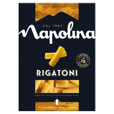 Napolina Rigatoni Pasta, 500g - Amazon