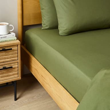Soft & Easycare 28cm Fitted Sheet, Single / King Size £3 - Free C&C Only - Dunelm
