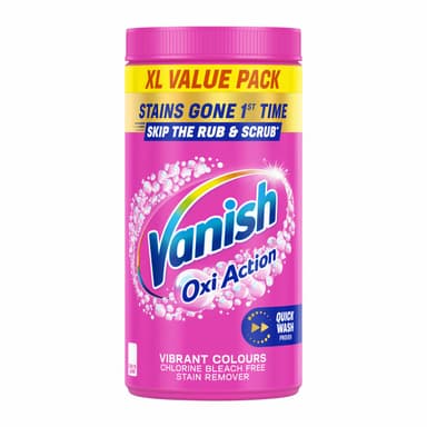 Vanish Gold Oxi Action Stain Remover 1.9kg (Vibrant Colours & Crystal White) - Costco