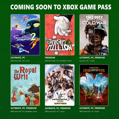[Xbox Game Pass additions] RuneScape: Dragonwilds, Call of Duty: Black Ops Cold War, SpeedRunners 2: King of Speed, The Royal Writ, and More - Xbox