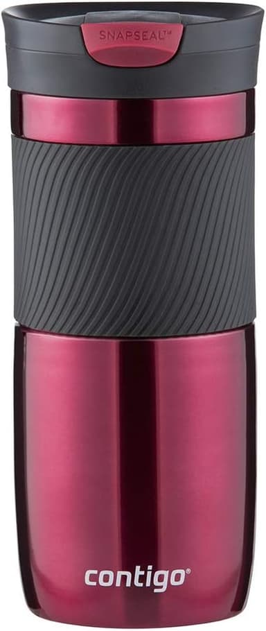 Contigo Byron SNAPSEAL Travel Mug, 470ml - Vivacious / Matte Black - Amazon
