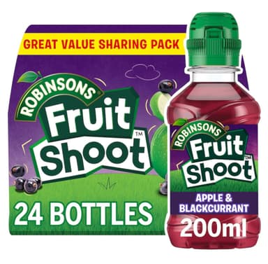 Fruit Shoot Apple & Blackcurrant 200ml (Pack of 24) - W/Voucher - (£4.55 / £3.90 S&S) - Amazon