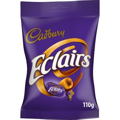 Cadbury Eclairs Chocolate Bag 110g - 95p / 85p S&S - Amazon
