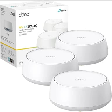 TP-LINK Deco BE25 - BE3600 Whole Home WiFi System - Triple Pack wifi 7 - Currys
