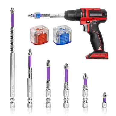 6 PCS High-Magnetic Drill Screwdriver Bit Set, Anti-Slip Impact Driver Bits - Sold by FUNIANMAOYI / FBA - Amazon