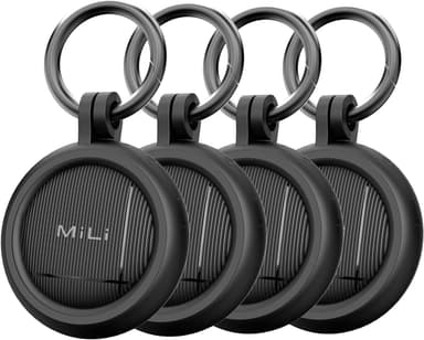 MiLi LiTag Duo Smart Tracker Compatible with Apple Find My/Google Find Hub, Bluetooth Item Finder, 4 Pack - Sold by MiLi Innovation / FBA - Amazon