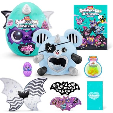 Zuru Rainbocorns Monstercorn Surprise Plush (with over 35 Surprises Including wearable Bat Wings) - Free C&C - Argos