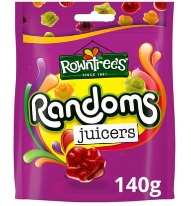 Rowntree's Randoms Juicers Sweets Sharing Bag 140g - Clubcard Price - Tesco