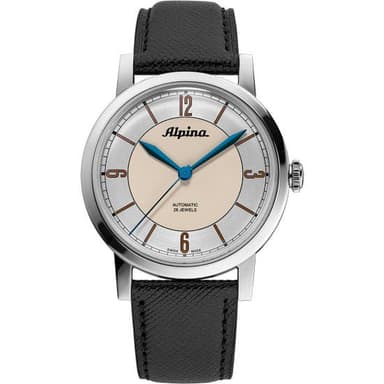 Alpina Heritage Startimer Pilot Watch 38mm Swiss Automatic & £50 loyalty credit & Alpina rucksack - Watcho