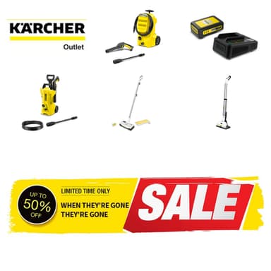 Sale - Up to 50% Off on Karcher Refurbished Items E.g., Karcher KST1 Upright Refurbished Steam Cleaner + 12 Months Warranty - Karcher Outlet