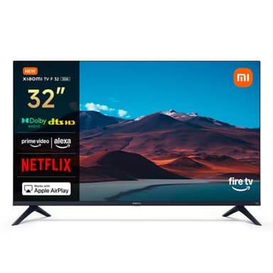 XIAOMI TV F 32, 32 Inch (81 cm), HD, Smart TV, Fire TV, Dolby Audio, DTS Virtual:X S Alexa Voice Control, Works with Apple AirPlay - Amazon
