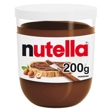 Nutella Hazelnut Chocolate Spread with Hazelnut, Pancakes, Breakfast, Snacks, 1x 200g Jar - (£1.60 S&S) - Amazon