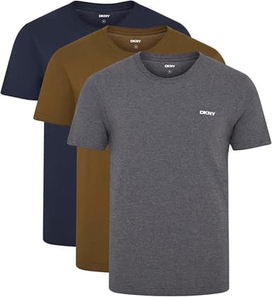 DKNY Men's Giants T-Shirt - 3 Pack - Size S-XL - Various Colours - Amazon