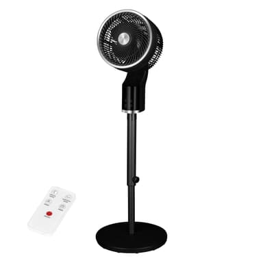 TCP Black Pedestal Fan with Remote Control, Quiet Standing Electric Floor Fan - Amazon