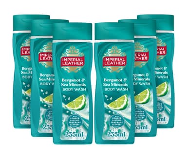 Imperial Leather Bergamot & Sea Minerals Body Wash Shower Gel, 6 x 235ml (£4.84 with S&S) - Amazon