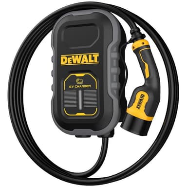 DEWALT Heavy Duty Smart Electric Vehicle Charging Station 230V 7.7kW Single Phase (Tethered) - Free C&C - MyToolShed