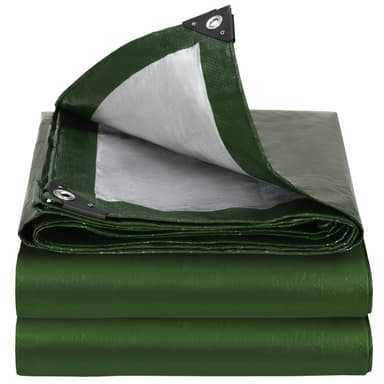 Velway 3m x 4m 250gsm Tarp Cover Heavy Duty Waterproof Tarpaulin Green - Amazon