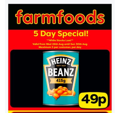 Heinz Baked Beans 415g - FarmFoods