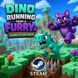 Dino running from a Furry - Free to Keep - PC / Steam
