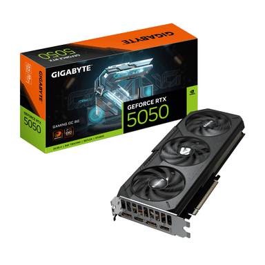 Gigabyte GeForce RTX 5050 GAMING OC 8GB Graphics Card ( Nvidia Blackwell ) - Morecoco