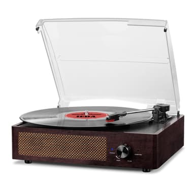Vinyl Record Player Turntable with Built-in Bluetooth Receiver & 2 Stereo Speakers, 3 Speed 3 Size Sold by Go Fun Club / FBA - Amazon
