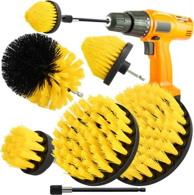 6pcs Drill Brush Attachment Set Sold by Lovefish Store / FBA - Amazon