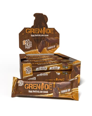 Grenade Fudged Up Protein Bars, 12 x 60 g - 3 FOR 2 £32.96 (£25.54 with max subscribe & save) - Amazon