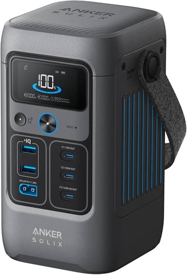 Anker Solix C200 DC Portable Power Station - 192Wh | 200W - Anker SOLIX