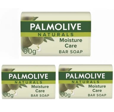 Palmolive Naturals Moisture Care with Olive 3 x 90g Bar Soap (£1.12 / £1.05 w/Voucher + S&S) - Amazon