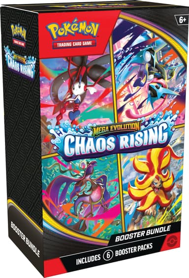 Pokémon TCG: Mega Evolution—Chaos Rising Booster Bundle (6 Booster Packs) Request Invite - Amazon