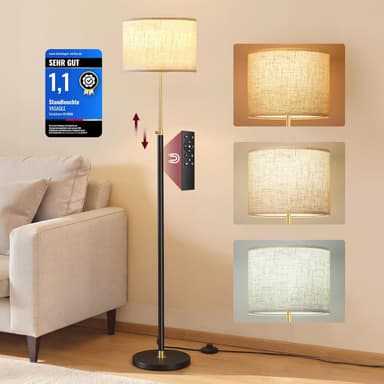 Vasagle Adjustable Floor Lamp with Remote Control W/Voucher - Sold & Dispatched by Songmics Home UK - Amazon