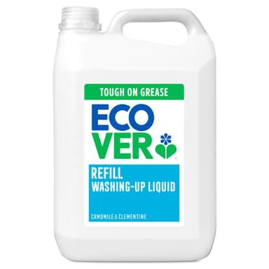 Ecover Washing Up Liquid Refill, Camomile & Clementine, Grease Cutting, 5L - Amazon