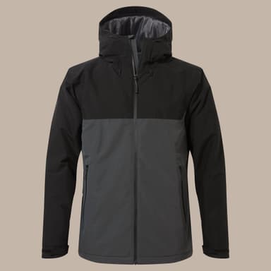 Craghoppers Expert Thermic Insulated Waterproof Jacket | Unisex XS - XXXL Carbon Grey / Black - w/DFC Code (Members Price - Free Sign up) - Craghoppers