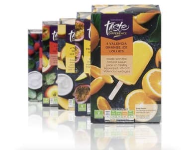 Free Taste the Difference Ice Lollies at Sainsbury's via MySky VIP App with Coupon - Sky Digital